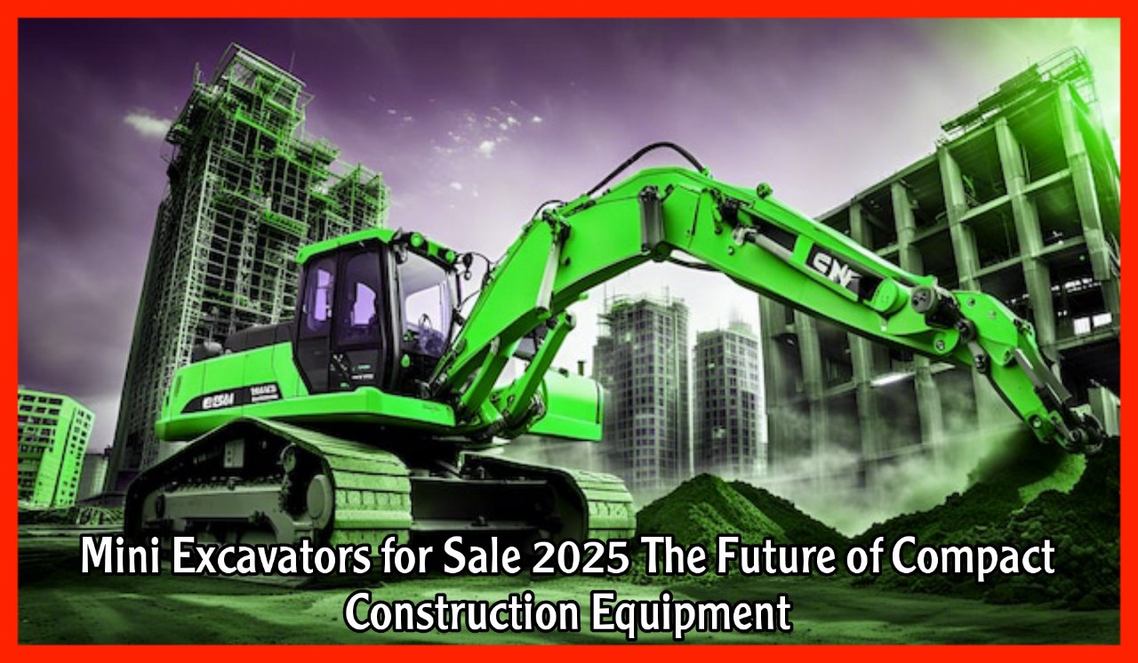 Mini Excavators for Sale 2025 The Future of Compact Construction Equipment 