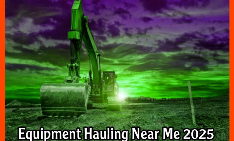 Equipment Hauling Near Me 2025