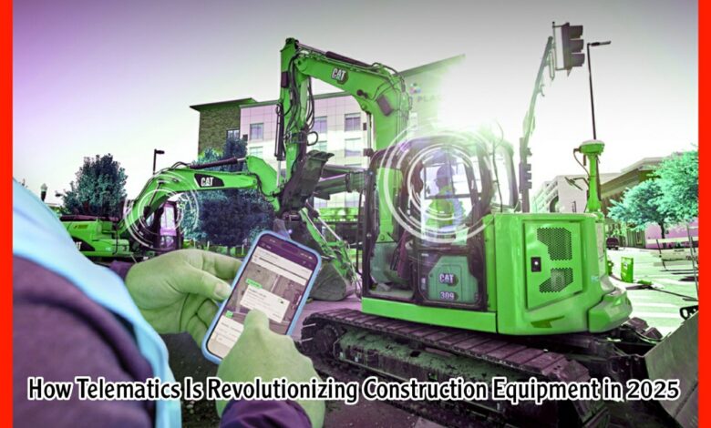 How Telematics Is Revolutionizing Construction Equipment in 2025