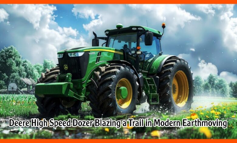 Deere High Speed Dozer Blazing a Trail in Modern Earthmoving