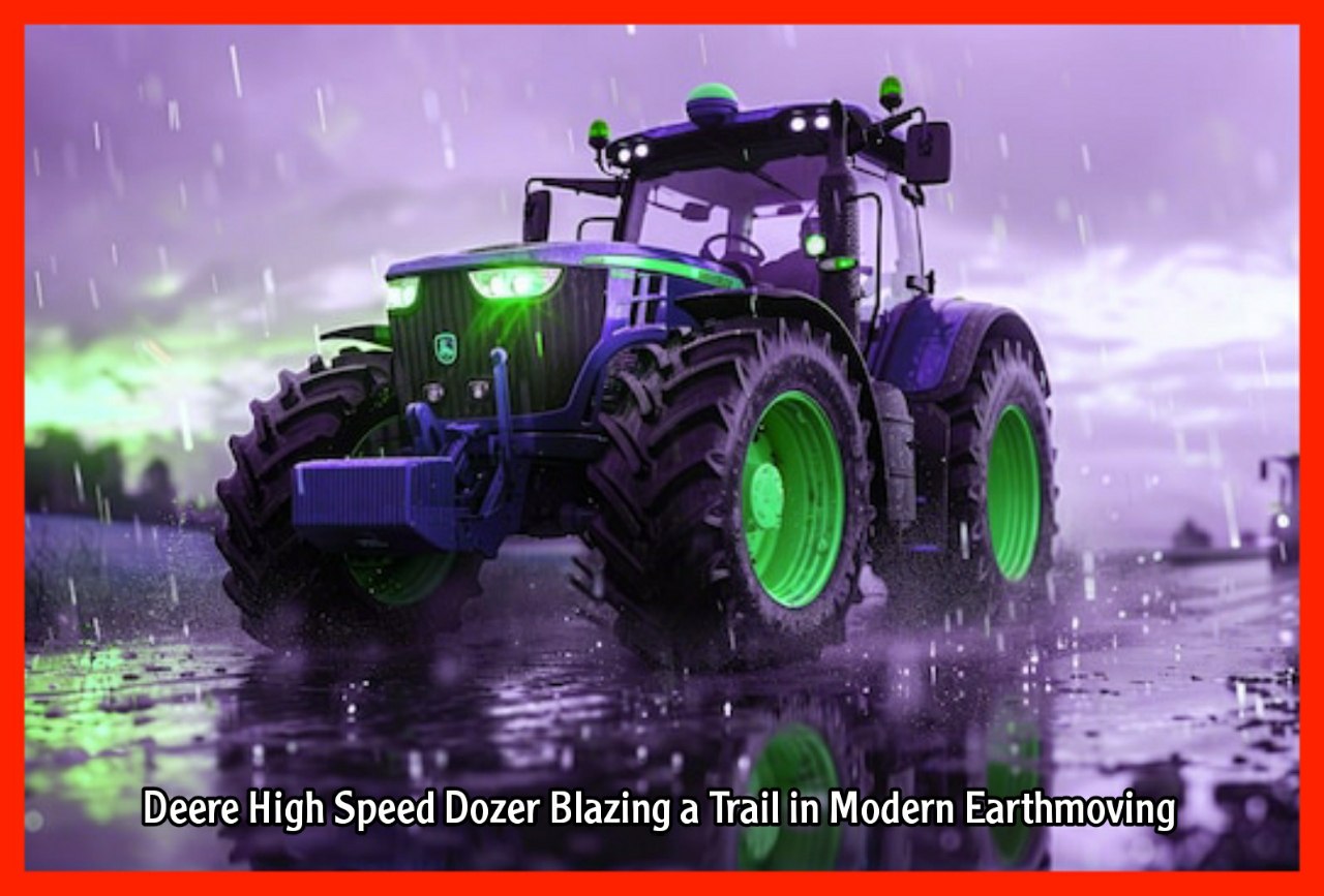 Deere High Speed Dozer Blazing a Trail in Modern Earthmoving
