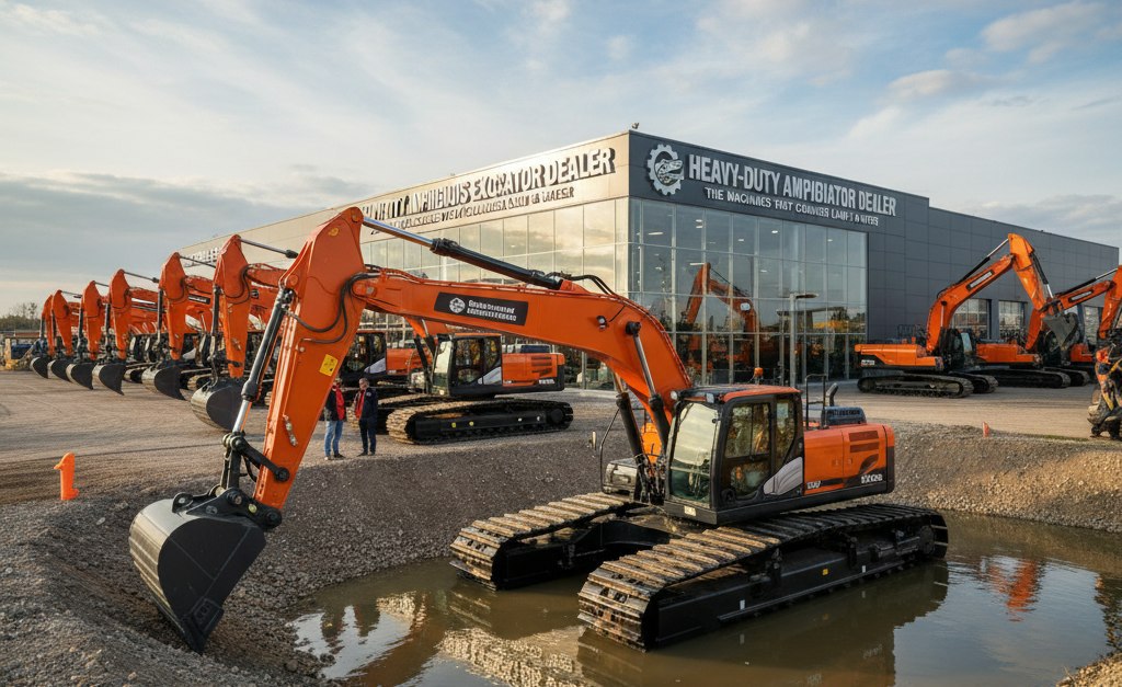 Heavy-Duty Amphibious Excavator Dealer The Machines That Conquer Land and Water