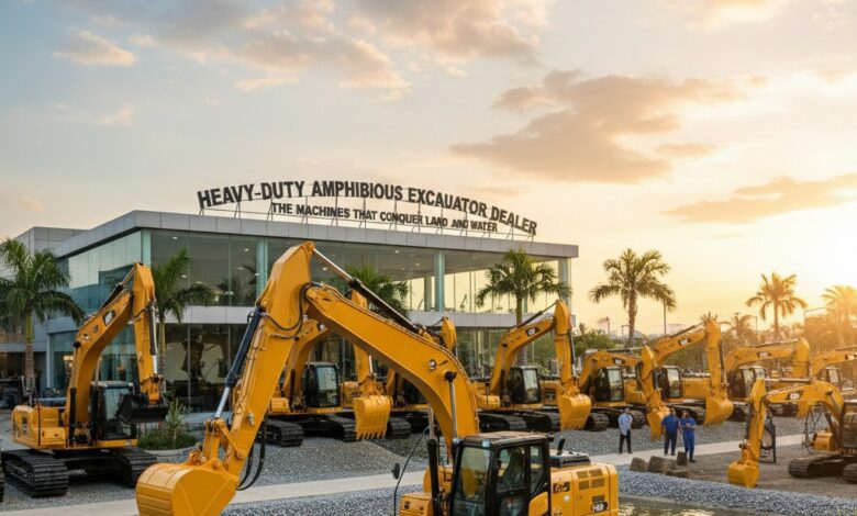 Heavy-Duty Amphibious Excavator Dealer The Machines That Conquer Land and Water